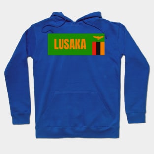 Lusaka City in Zambia Flag Hoodie